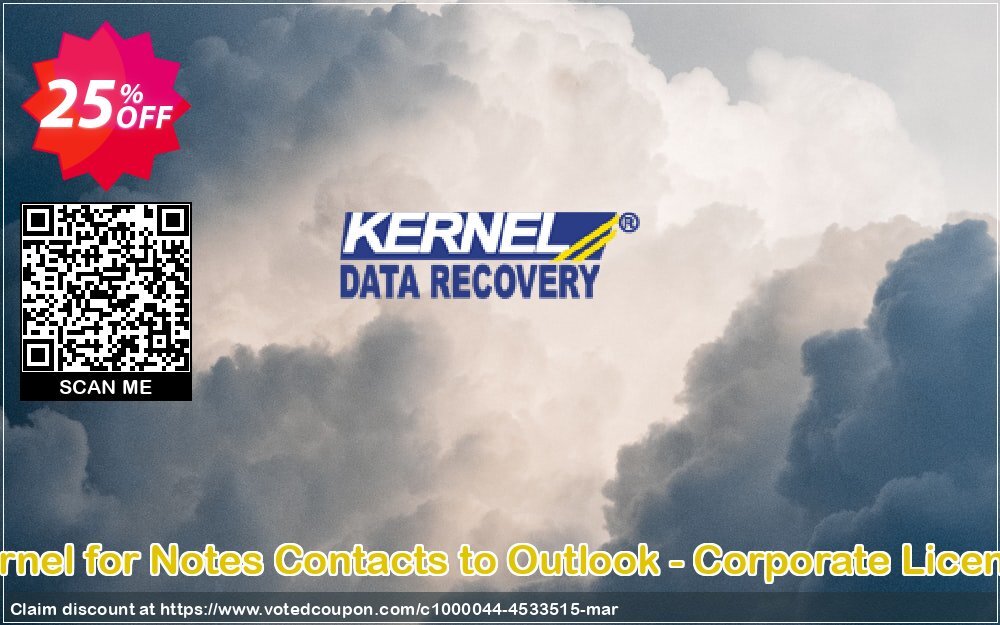 Kernel for Notes Contacts to Outlook - Corporate Plan Coupon, discount Kernel for Notes Contacts to Outlook - Corporate License marvelous offer code 2024. Promotion: marvelous offer code of Kernel for Notes Contacts to Outlook - Corporate License 2024