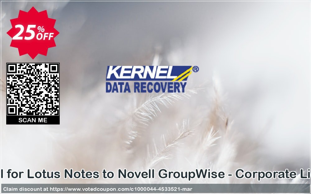 Kernel for Lotus Notes to Novell GroupWise - Corporate Plan Coupon Code Apr 2024, 25% OFF - VotedCoupon