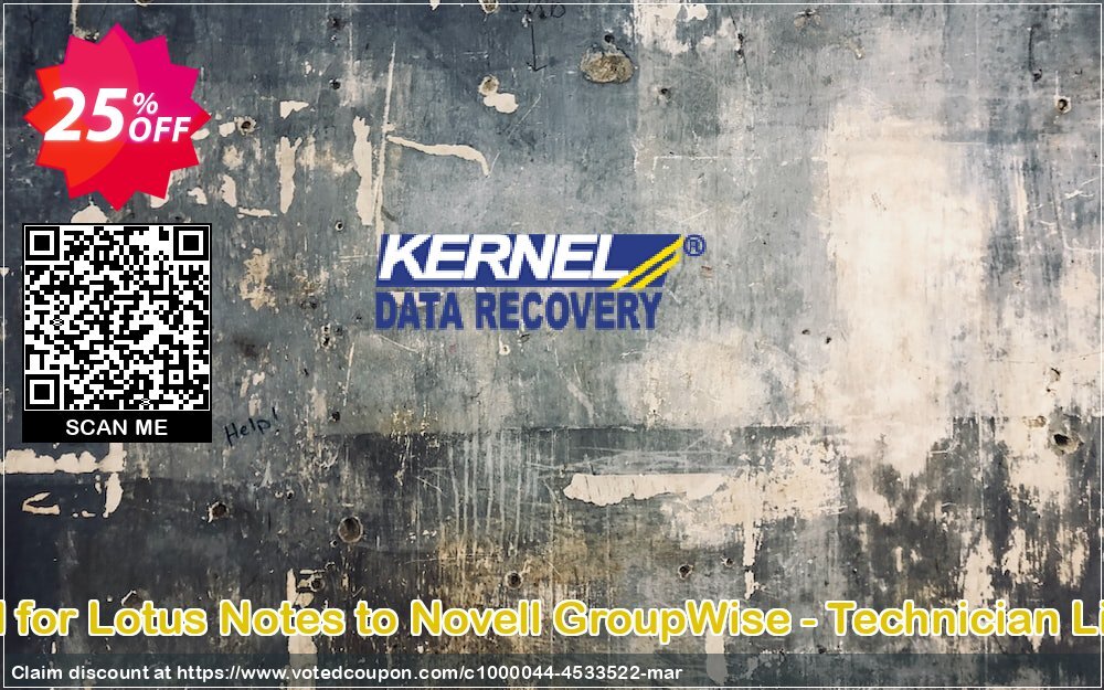 Kernel for Lotus Notes to Novell GroupWise - Technician Plan Coupon Code Apr 2024, 25% OFF - VotedCoupon