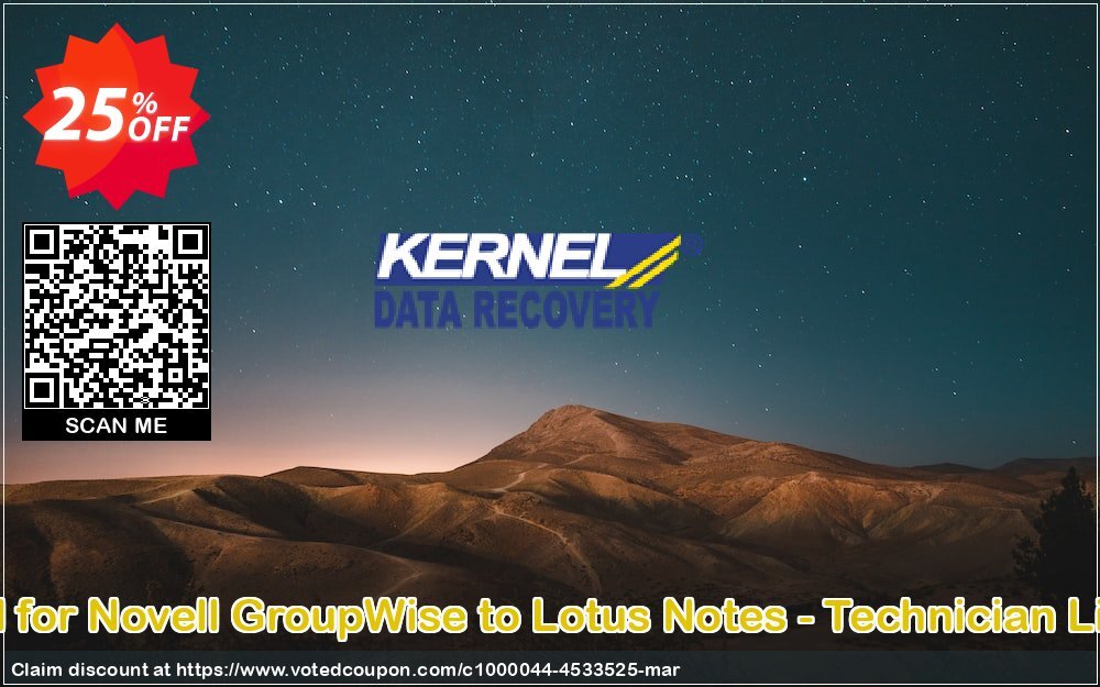 Kernel for Novell GroupWise to Lotus Notes - Technician Plan Coupon, discount Kernel for Novell GroupWise to Lotus Notes - Technician License exclusive discounts code 2024. Promotion: exclusive discounts code of Kernel for Novell GroupWise to Lotus Notes - Technician License 2024