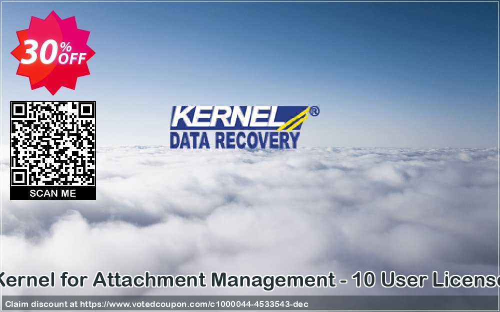 Kernel for Attachment Management - 10 User Plan Coupon, discount Kernel for Attachment Management - 10 User License super offer code 2024. Promotion: super offer code of Kernel for Attachment Management - 10 User License 2024