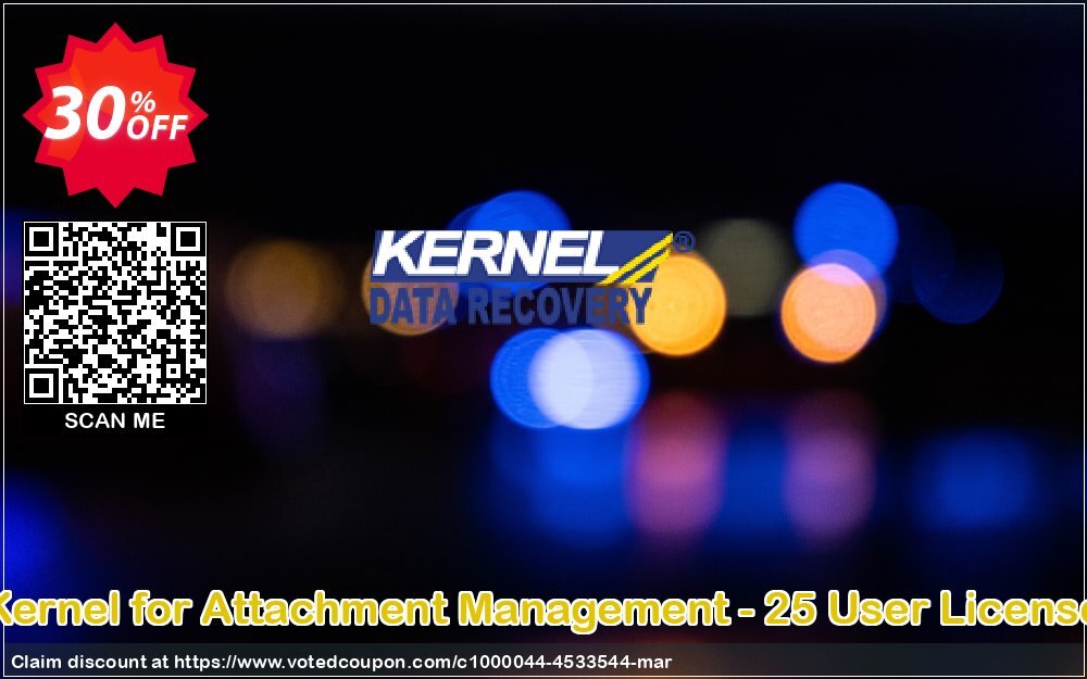 Kernel for Attachment Management - 25 User Plan Coupon Code May 2024, 30% OFF - VotedCoupon