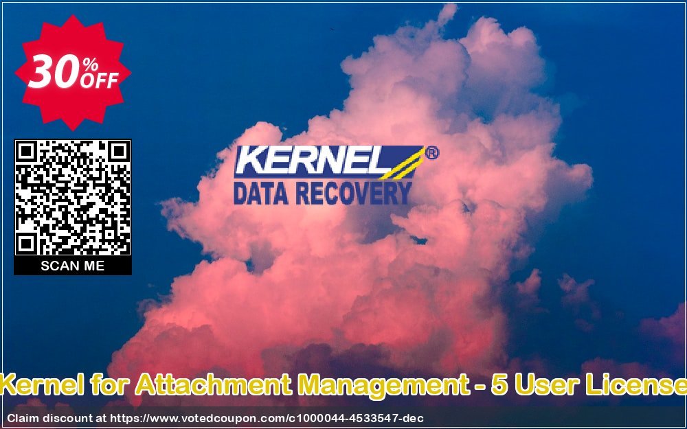 Kernel for Attachment Management - 5 User Plan Coupon, discount Kernel for Attachment Management - 5 User License special promotions code 2024. Promotion: special promotions code of Kernel for Attachment Management - 5 User License 2024