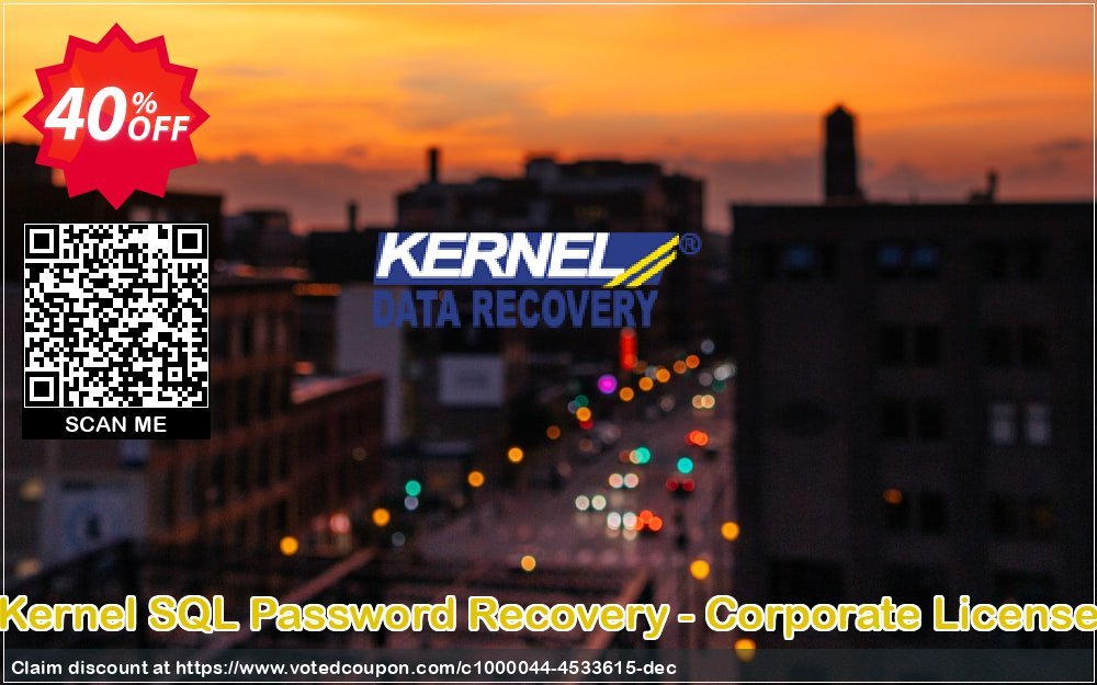 Kernel SQL Password Recovery - Corporate Plan Coupon Code Apr 2024, 40% OFF - VotedCoupon
