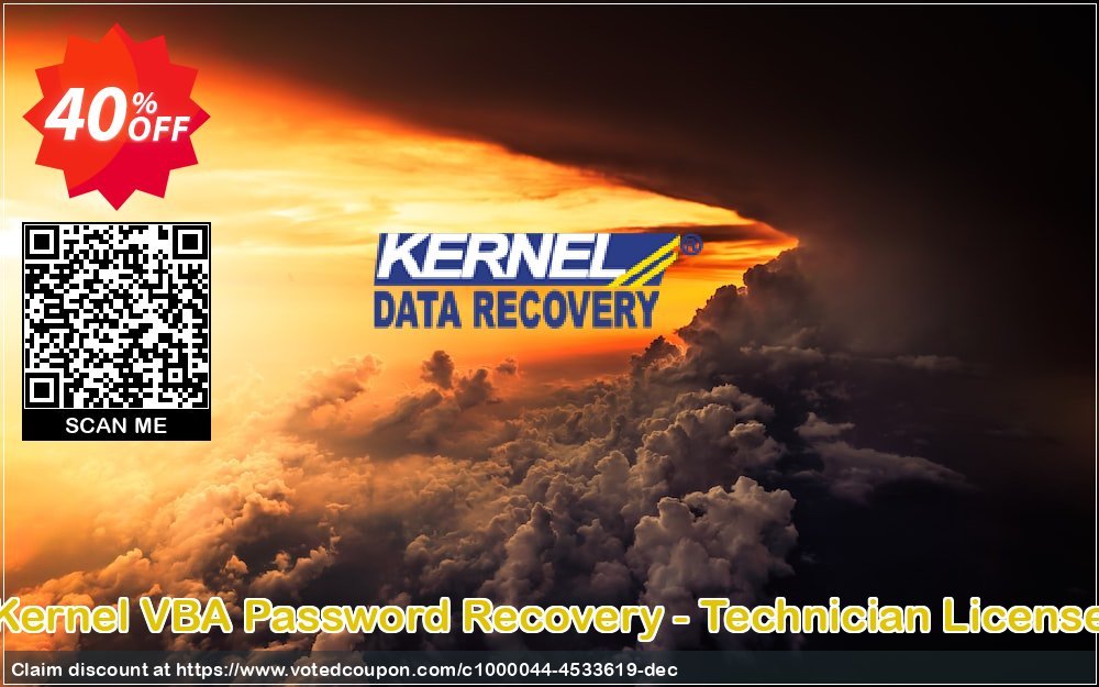 Kernel VBA Password Recovery - Technician Plan Coupon, discount Kernel VBA Password Recovery - Technician License wonderful deals code 2024. Promotion: wonderful deals code of Kernel VBA Password Recovery - Technician License 2024