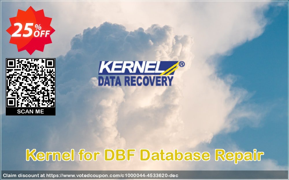 Kernel for DBF Database Repair Coupon, discount Kernel Recovery for DBF - Home License amazing offer code 2024. Promotion: amazing offer code of Kernel Recovery for DBF - Home License 2024