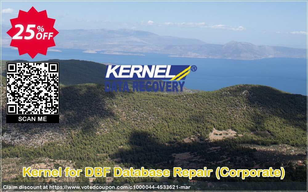 Kernel for DBF Database Repair, Corporate  Coupon, discount Kernel Recovery for DBF - Corporate License stunning discount code 2024. Promotion: stunning discount code of Kernel Recovery for DBF - Corporate License 2024