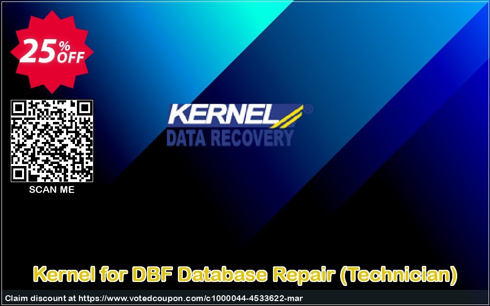 Kernel for DBF Database Repair, Technician  Coupon Code Jun 2024, 25% OFF - VotedCoupon