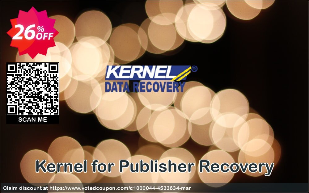 Kernel for Publisher Recovery Coupon, discount Kernel Recovery for Publisher - Home License amazing offer code 2024. Promotion: amazing offer code of Kernel Recovery for Publisher - Home License 2024