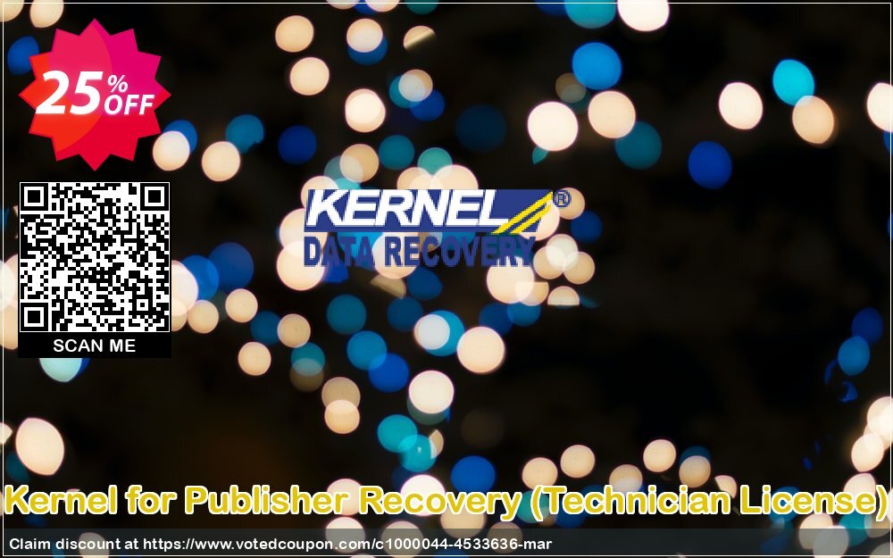 Kernel for Publisher Recovery, Technician Plan  Coupon, discount Kernel Recovery for Publisher - Technician License best promo code 2024. Promotion: best promo code of Kernel Recovery for Publisher - Technician License 2024