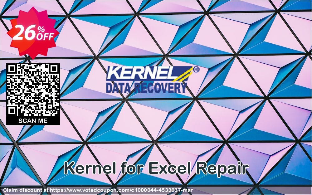 Kernel for Excel Repair Coupon, discount Kernel Recovery for Excel - Home License big discounts code 2024. Promotion: big discounts code of Kernel Recovery for Excel - Home License 2024