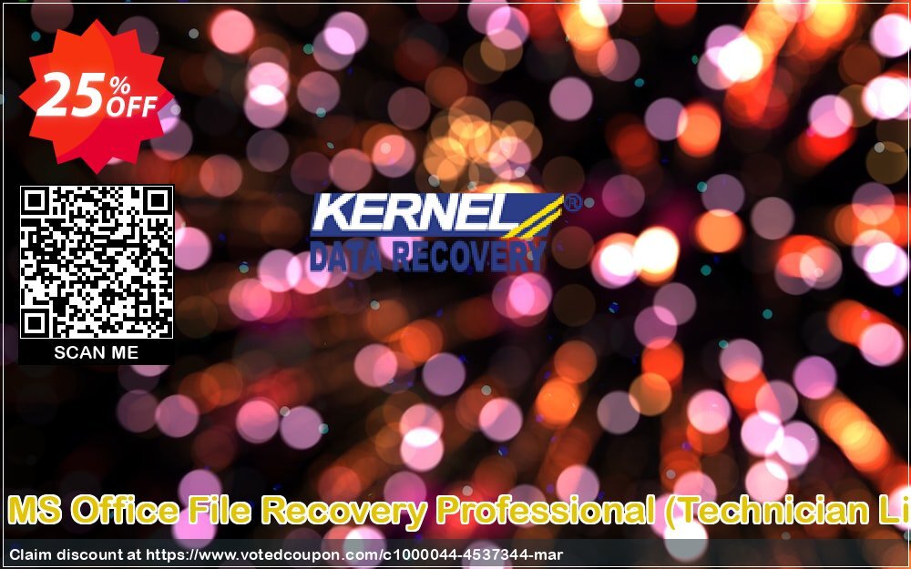 Kernel MS Office File Recovery Professional, Technician Plan  Coupon, discount MS Office Repair (Professional) - Technician License awesome offer code 2024. Promotion: awesome offer code of MS Office Repair (Professional) - Technician License 2024