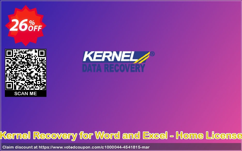 Kernel Recovery for Word and Excel - Home Plan Coupon Code Apr 2024, 26% OFF - VotedCoupon