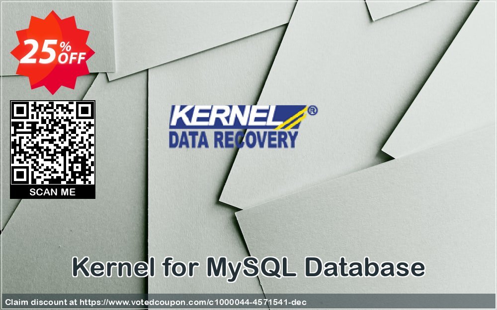 Kernel for MySQL Database Coupon, discount Kernel for MySQL Database big promo code 2024. Promotion: big promo code of Kernel for MySQL Database 2024