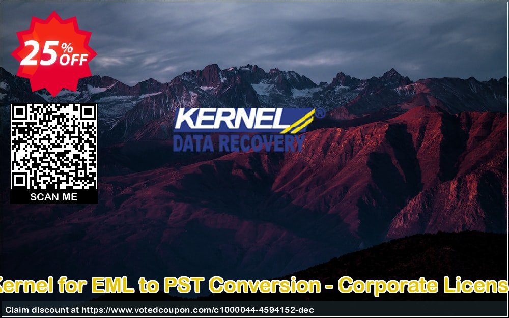 Kernel for EML to PST Conversion - Corporate Plan Coupon Code Apr 2024, 25% OFF - VotedCoupon