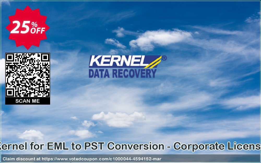 Kernel for EML to PST Conversion - Corporate Plan Coupon Code Apr 2024, 25% OFF - VotedCoupon