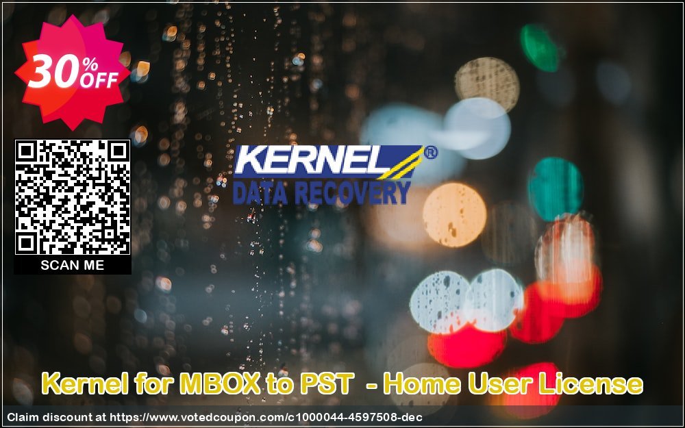 Kernel for MBOX to PST  - Home User Plan voted-on promotion codes