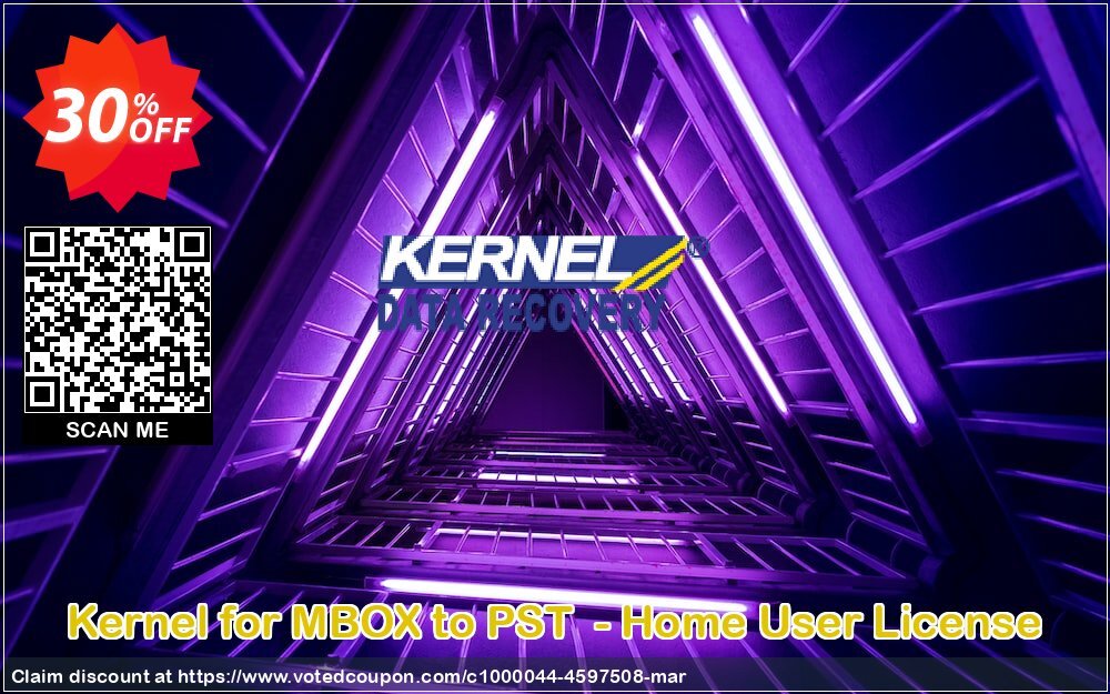 Kernel for MBOX to PST  - Home User Plan voted-on promotion codes