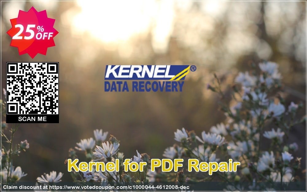 Kernel for PDF Repair Coupon, discount Kernel for PDF Repair stirring promo code 2024. Promotion: stirring promo code of Kernel for PDF Repair 2024