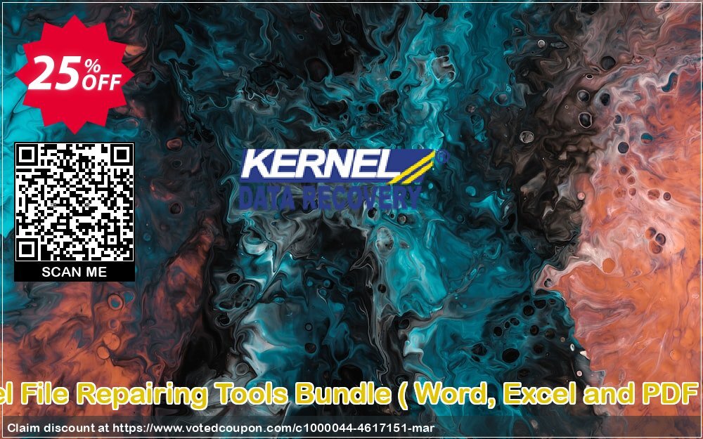 Kernel File Repairing Tools Bundle, Word, Excel and PDF files Coupon, discount Kernel File Repairing Tools Bundle ( Word, Excel and PDF files ) hottest offer code 2025. Promotion: hottest offer code of Kernel File Repairing Tools Bundle ( Word, Excel and PDF files ) 2024