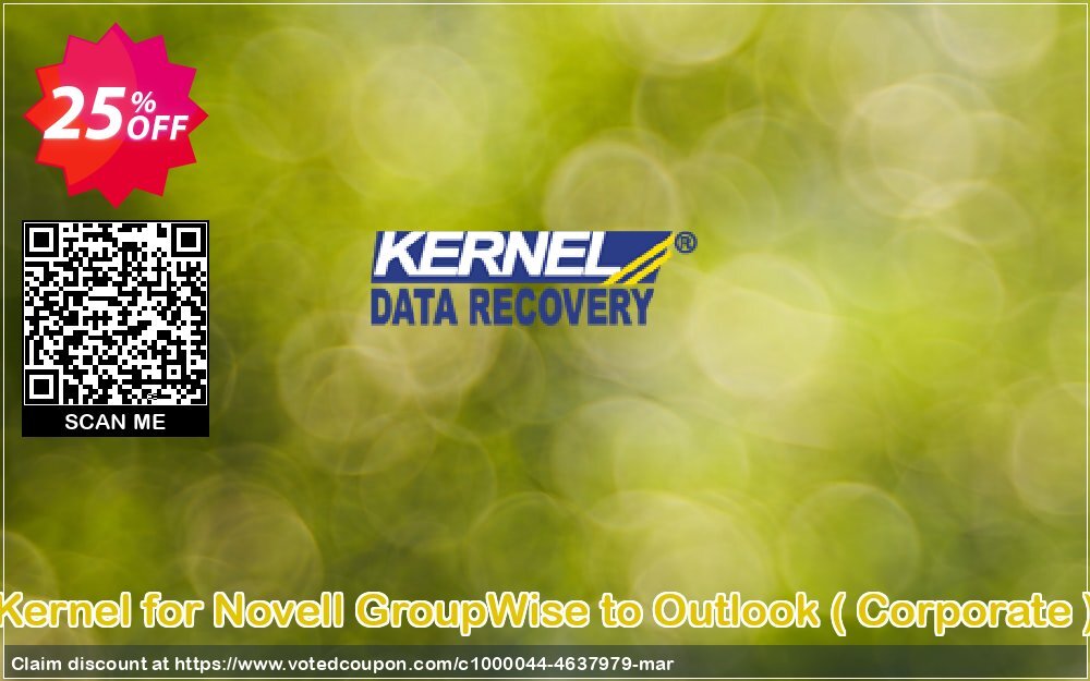 Kernel for Novell GroupWise to Outlook,  Corporate   Coupon, discount Kernel for Novell GroupWise to Outlook ( Corporate ) dreaded discounts code 2024. Promotion: dreaded discounts code of Kernel for Novell GroupWise to Outlook ( Corporate ) 2024