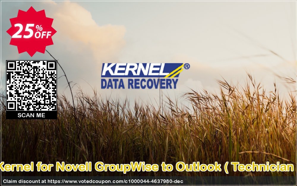 Kernel for Novell GroupWise to Outlook,  Technician   Coupon Code Apr 2024, 25% OFF - VotedCoupon