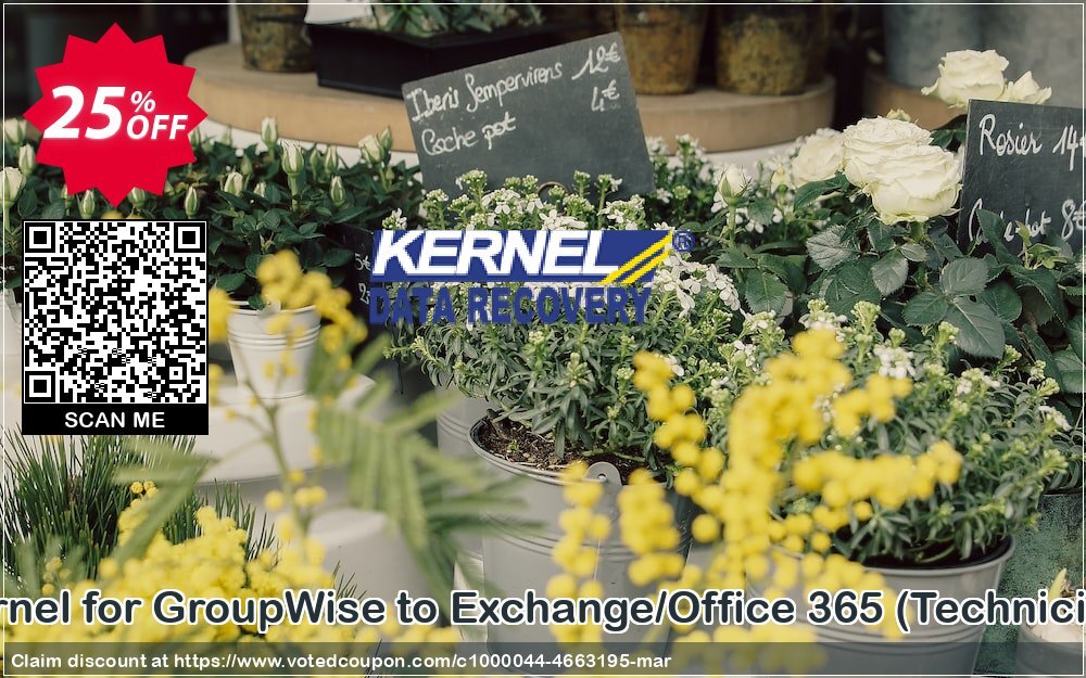 Kernel for GroupWise to Exchange/Office 365, Technician  Coupon Code Apr 2024, 25% OFF - VotedCoupon