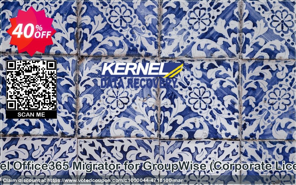 Kernel Office365 Migrator for GroupWise, Corporate Plan  Coupon, discount Kernel Office365 Migrator for GroupWise - Corporate License Stirring promo code 2024. Promotion: Stirring promo code of Kernel Office365 Migrator for GroupWise - Corporate License 2024