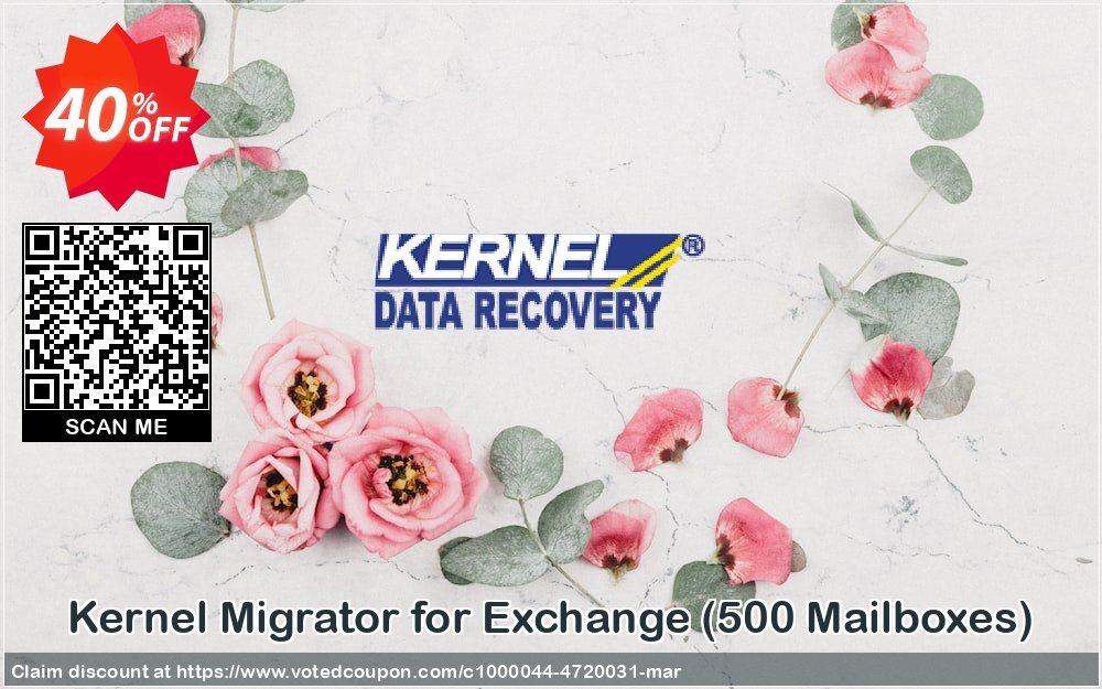 Kernel Migrator for Exchange, 500 Mailboxes  Coupon, discount Kernel Migrator for Exchange ( 251 - 500 Mailboxes ) Big deals code 2024. Promotion: Big deals code of Kernel Migrator for Exchange ( 251 - 500 Mailboxes ) 2024