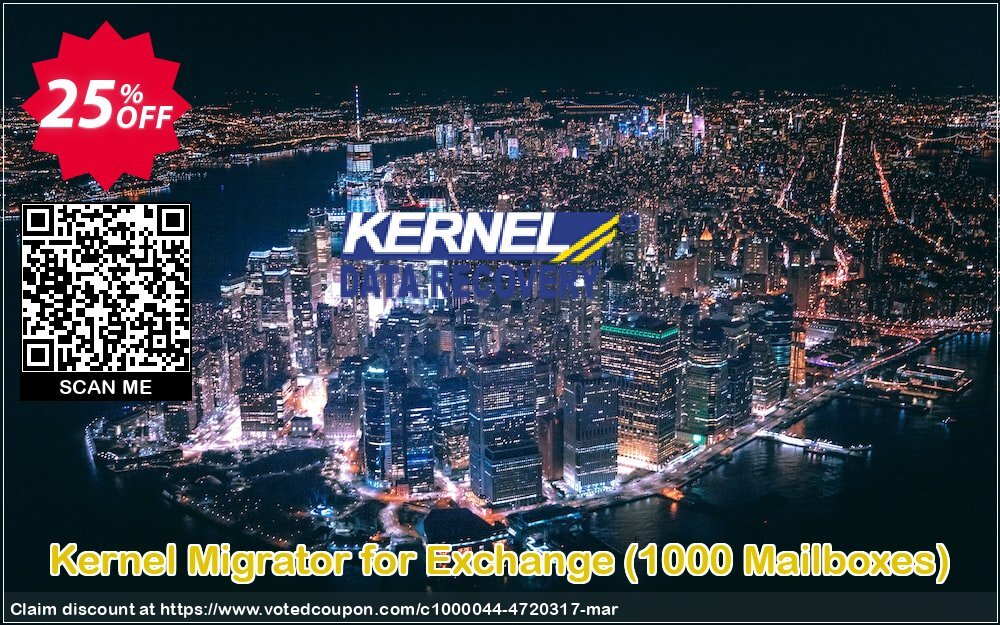 Kernel Migrator for Exchange, 1000 Mailboxes  Coupon Code Apr 2024, 25% OFF - VotedCoupon