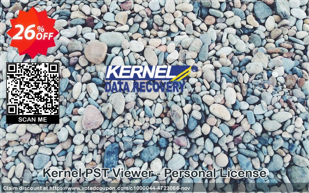 Kernel PST Viewer - Personal Plan Coupon, discount Kernel PST Viewer - Personal License Staggering sales code 2023. Promotion: Staggering sales code of Kernel PST Viewer - Personal License 2023