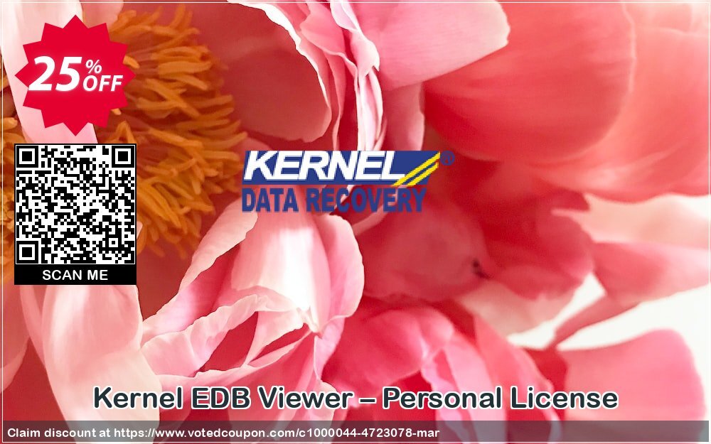 Kernel EDB Viewer – Personal Plan Coupon, discount Kernel EDB Viewer – Personal License Amazing discounts code 2024. Promotion: Amazing discounts code of Kernel EDB Viewer – Personal License 2024