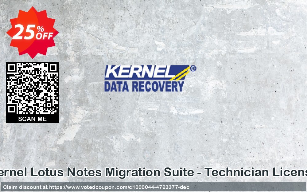 Kernel Lotus Notes Migration Suite - Technician Plan Coupon Code Apr 2024, 25% OFF - VotedCoupon