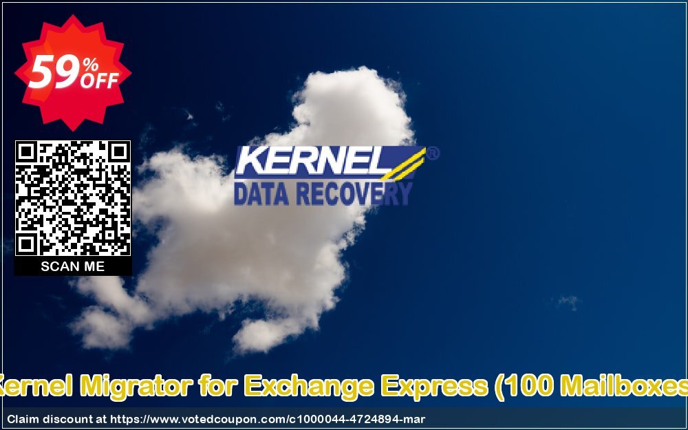 Kernel Migrator for Exchange Express, 100 Mailboxes  Coupon, discount Kernel Migrator for Exchange - Express Edition (1 - 100 Mailboxes) Awful deals code 2024. Promotion: Awful deals code of Kernel Migrator for Exchange - Express Edition (1 - 100 Mailboxes) 2024