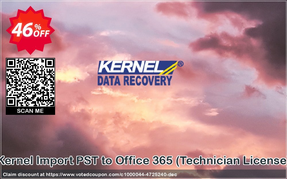 Kernel Import PST to Office 365, Technician Plan  Coupon, discount Kernel Import PST to Office 365  - Technician License Amazing promo code 2024. Promotion: Amazing promo code of Kernel Import PST to Office 365  - Technician License 2024