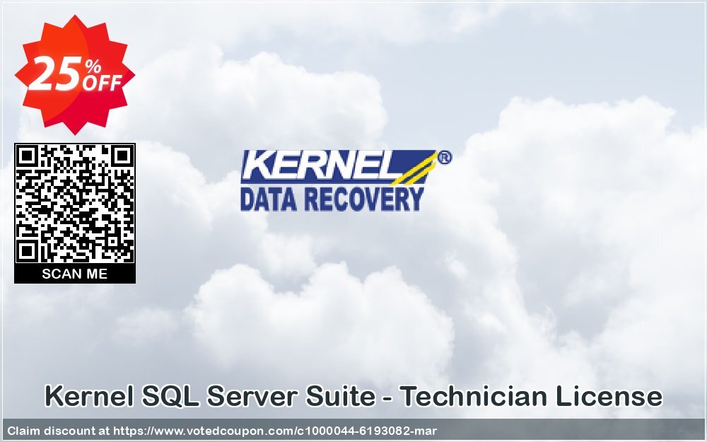 Kernel SQL Server Suite - Technician Plan Coupon, discount Kernel SQL Server Suite - Technician License Special offer code 2024. Promotion: Special offer code of Kernel SQL Server Suite - Technician License 2024