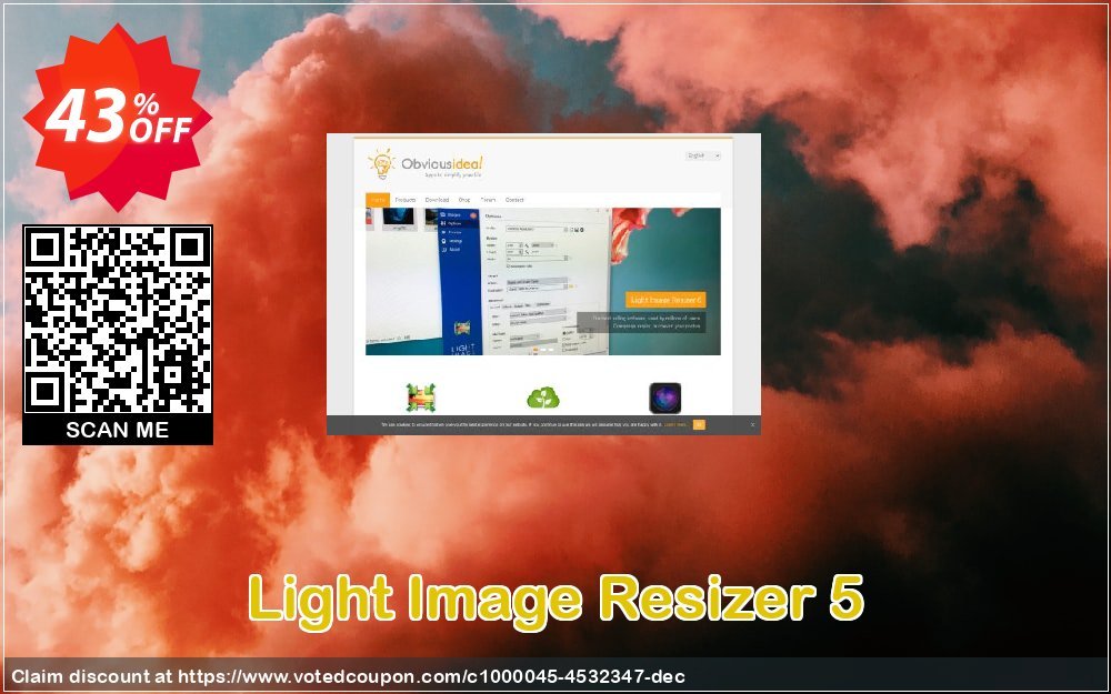 Light Image Resizer 5 Coupon, discount Light Image Resizer Exclusive deals code 2023. Promotion: super discount code of Light Image Resizer 2023