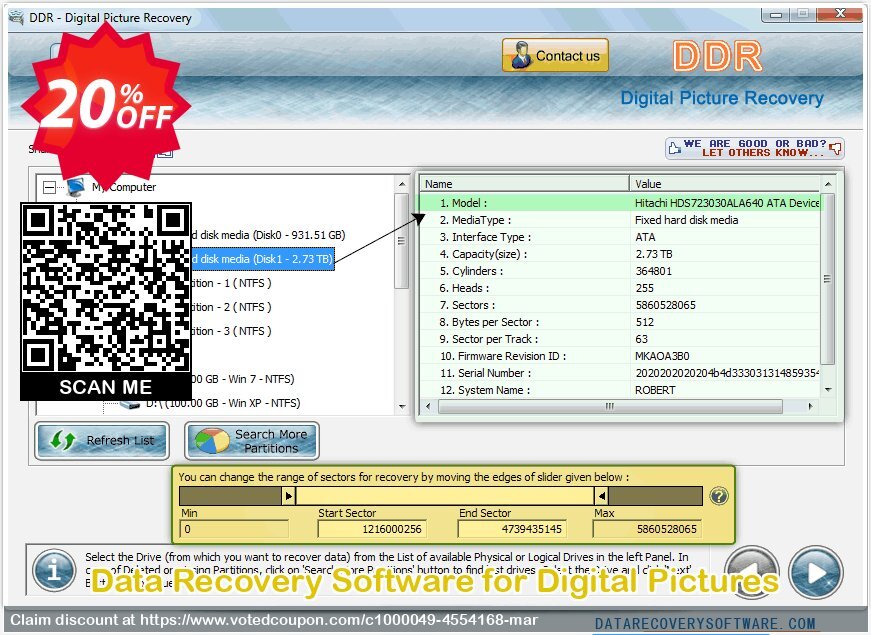 Data Recovery Software for Digital Pictures Coupon Code Apr 2024, 20% OFF - VotedCoupon