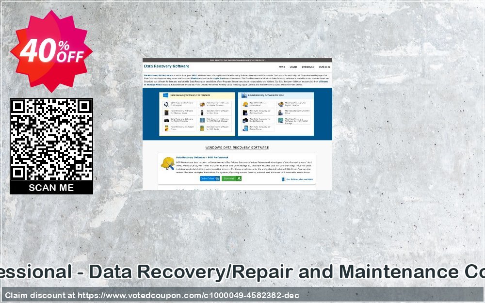 DDR Recovery - Professional - Data Recovery/Repair and Maintenance Company User Plan Coupon, discount DDR Recovery - Professional - Data Recovery/Repair and Maintenance Company User License staggering offer code 2023. Promotion: staggering offer code of DDR Recovery - Professional - Data Recovery/Repair and Maintenance Company User License 2023