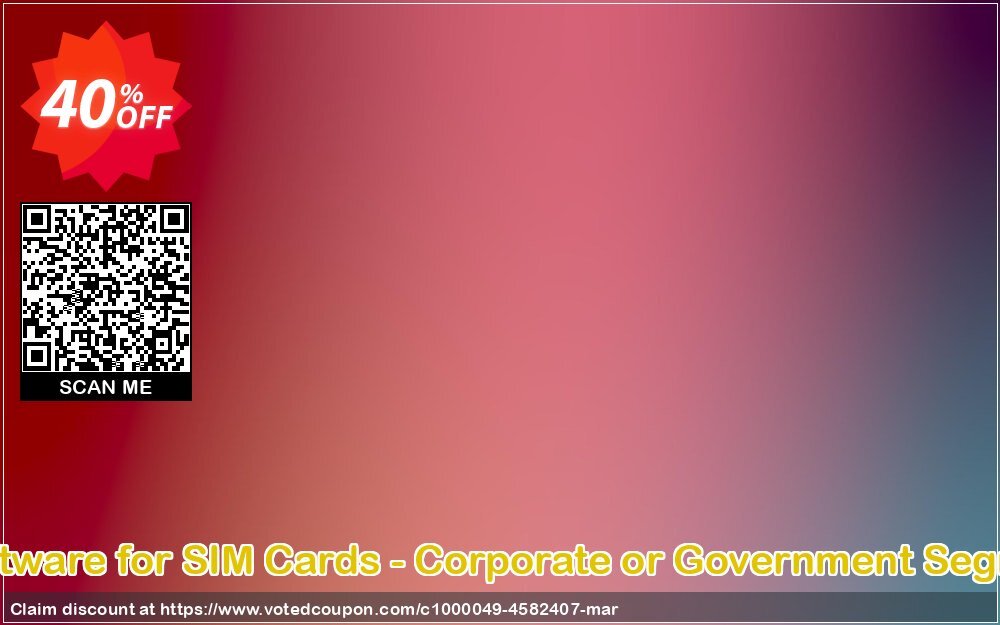 Data Recovery Software for SIM Cards - Corporate or Government Segment User Plan Coupon, discount Data Recovery Software for SIM Cards - Corporate or Government Segment User License stirring promotions code 2024. Promotion: stirring promotions code of Data Recovery Software for SIM Cards - Corporate or Government Segment User License 2024