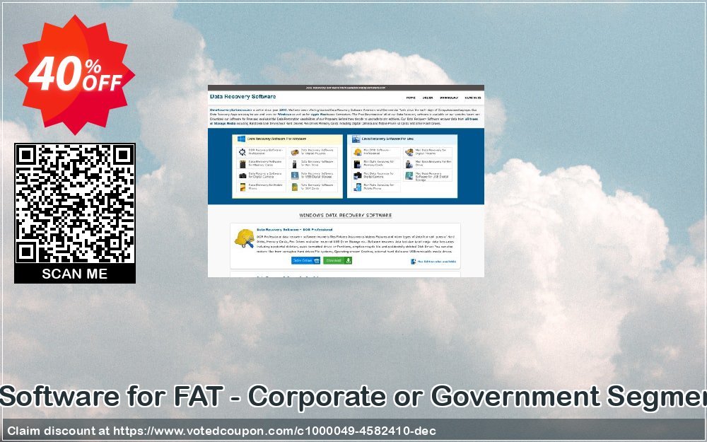 Data Recovery Software for FAT - Corporate or Government Segment User Plan Coupon Code Apr 2024, 40% OFF - VotedCoupon