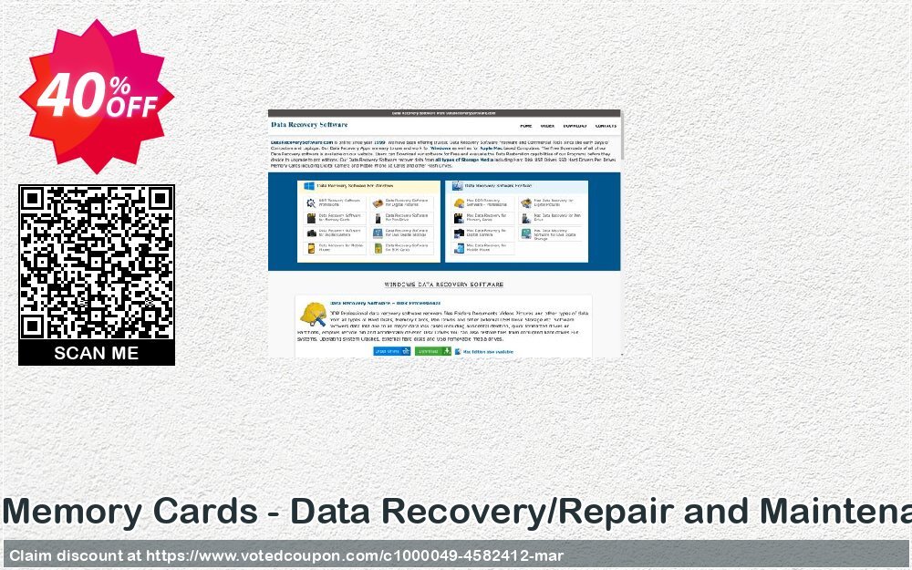 Data Recovery Software for Memory Cards - Data Recovery/Repair and Maintenance Company User Plan Coupon Code May 2024, 40% OFF - VotedCoupon