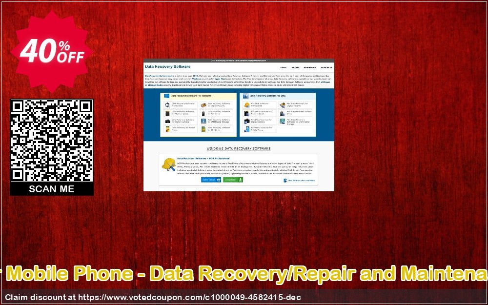 Data Recovery Software for Mobile Phone - Data Recovery/Repair and Maintenance Company User Plan Coupon Code May 2024, 40% OFF - VotedCoupon
