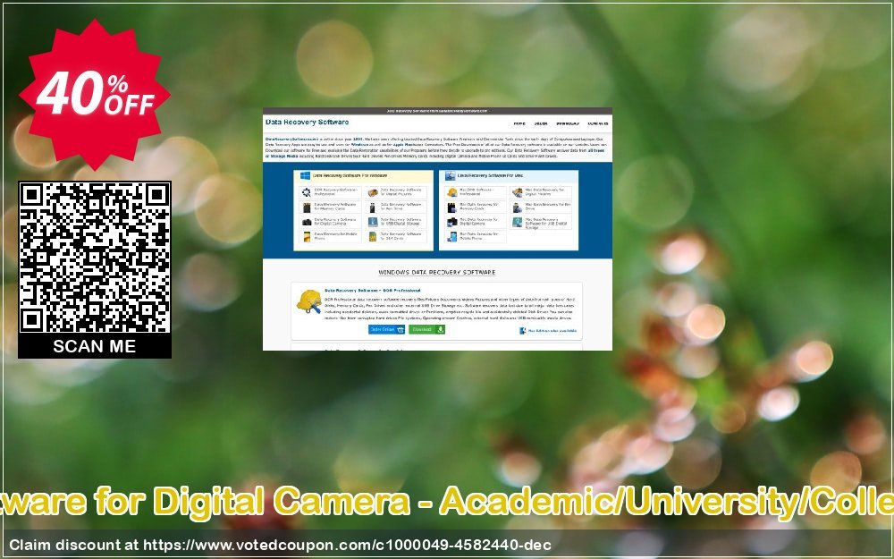 MAC Data Recovery Software for Digital Camera - Academic/University/College/School User Plan Coupon, discount Mac Data Recovery Software for Digital Camera - Academic/University/College/School User License amazing promo code 2024. Promotion: amazing promo code of Mac Data Recovery Software for Digital Camera - Academic/University/College/School User License 2024