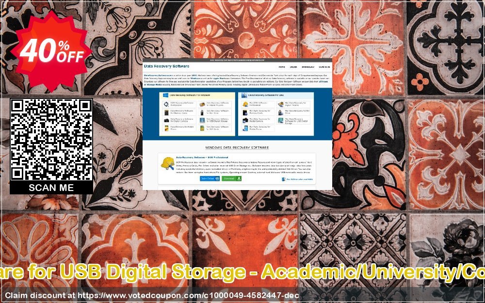 MAC Data Recovery Software for USB Digital Storage - Academic/University/College/School User Plan Coupon Code Apr 2024, 40% OFF - VotedCoupon