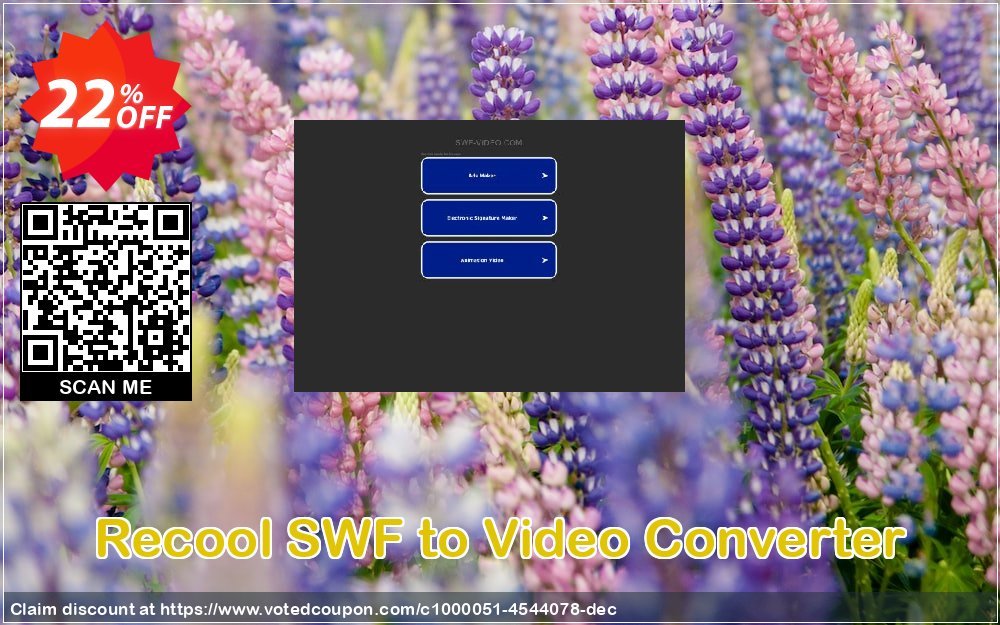 Recool SWF to Video Converter Coupon, discount Recool SWF to Video Converter best offer code 2023. Promotion: best offer code of Recool SWF to Video Converter 2023
