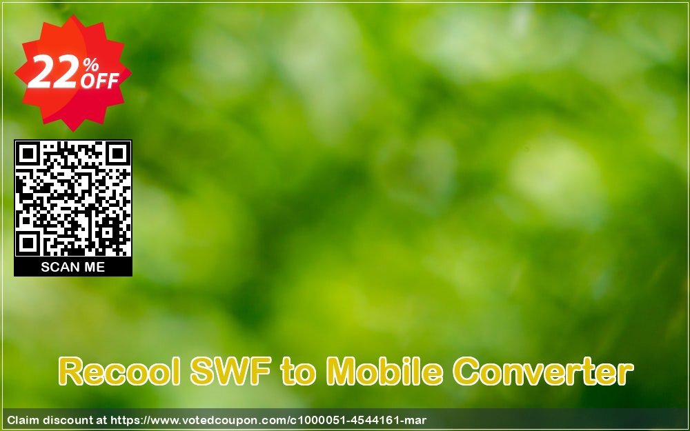 Recool SWF to Mobile Converter Coupon, discount Recool SWF to Mobile Converter fearsome deals code 2024. Promotion: fearsome deals code of Recool SWF to Mobile Converter 2024