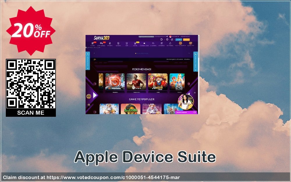 Apple Device Suite Coupon, discount Apple Device Suite awesome deals code 2024. Promotion: awesome deals code of Apple Device Suite 2024