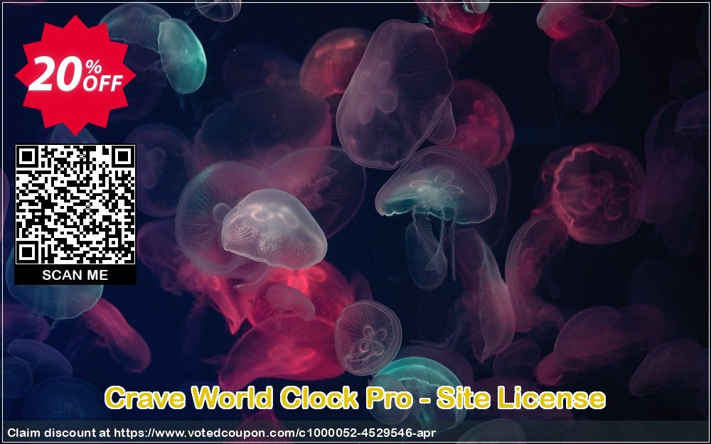 Crave World Clock Pro - Site Plan Coupon, discount Crave World Clock Pro - Site License exclusive offer code 2024. Promotion: exclusive offer code of Crave World Clock Pro - Site License 2024