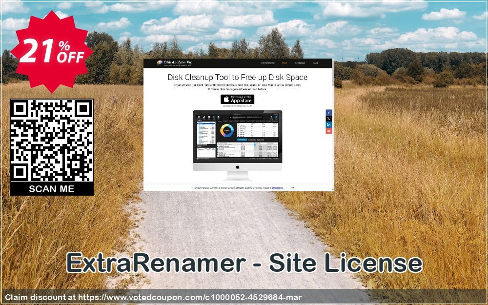 ExtraRenamer - Site Plan Coupon, discount ExtraRenamer - Site License exclusive sales code 2024. Promotion: exclusive sales code of ExtraRenamer - Site License 2024